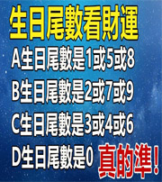 怀化你的生日尾数是几？命运如何？
